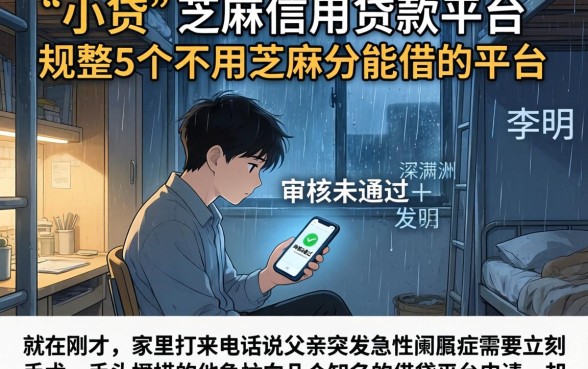 小贷 芝麻信用贷款平台,规整5个不用芝麻分能借的平台