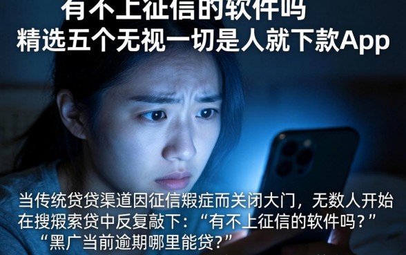 有不上征信的软件吗,精选五个无视一切是人就下款app