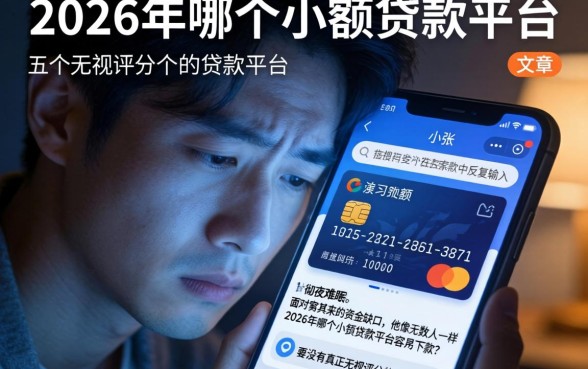 2026年哪个小额贷款平台,细致阐述五个无视评分的贷款平台