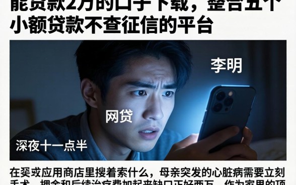 能贷款2万的口子下载，整合五个小额贷款不查征信的平台