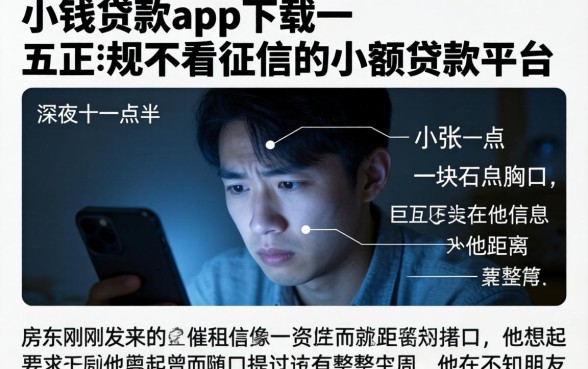 小钱贷款app下载一,陈列五个正规不看征信的小额贷款平台