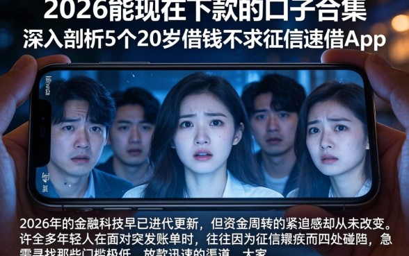 2026能现在下款的口子合集，深入剖析5个20岁借钱不求征信速借app