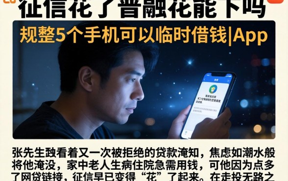征信花了普融花能下吗，规整5个手机可以临时借钱的app
