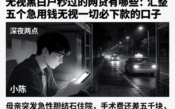 无视黑白户秒过的网贷有哪些，汇整五个急用钱无视一切必下款的口子