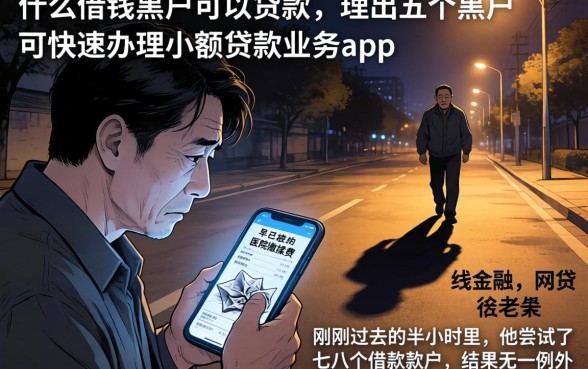 什么借钱黑户可以贷款，理出五个黑户可快速办理小额贷款业务的app