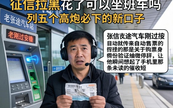 征信拉黑花了可以坐班车吗，条列五个高炮必下的新口子