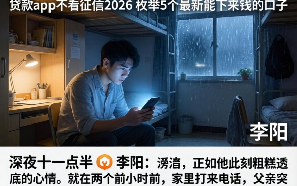 贷款app不看征信2026，枚举5个最新能下来钱的口子