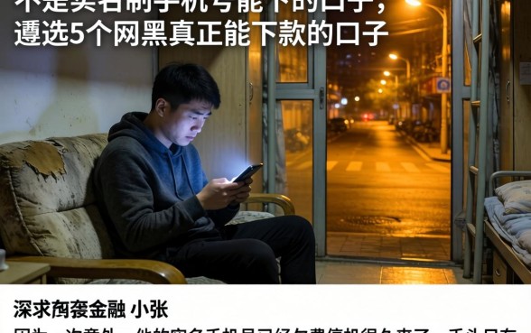 不是实名制手机号能下的口子,遴选5个网黑真正能下款的口子