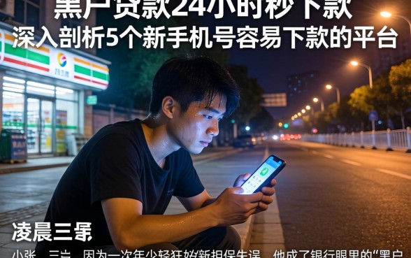 黑户贷款24小时秒下款，深入剖析5个新手机号容易下款的平台