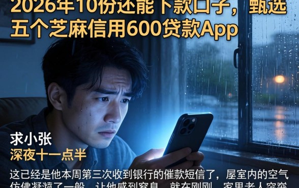 2026年10份还能下款的口子，甄选五个芝麻信用600贷款app