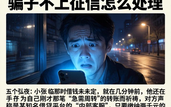 骗子不上征信怎么处理,详细阐述五个手机可以临时借钱的平台