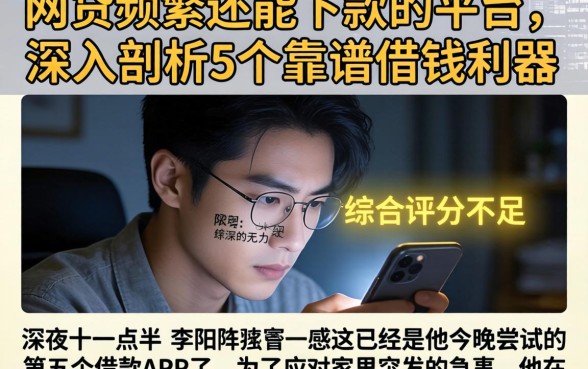 网贷频繁还能下款的平台，深入剖析5个靠谱借钱利器