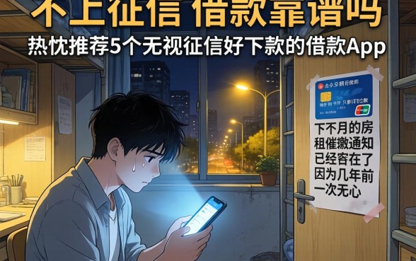 不上征信的借款靠谱吗，热忱推荐5个无视征信好下款的借款app