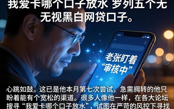 我爱卡哪个口子放水，罗列五个无视黑白的网贷口子