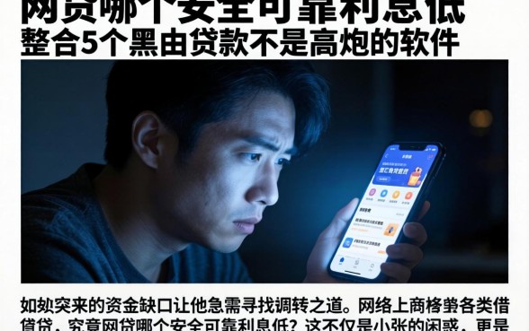 网贷哪个安全可靠利息低，整合5个黑白贷款不是高炮的软件