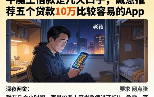 牛魔王借款是几天口子，诚意推荐五个贷款10万比较容易的app