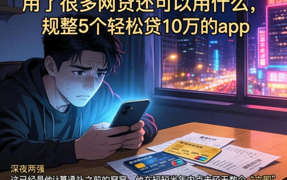 用了很多网贷还可以用什么，规整5个轻松贷10万的app