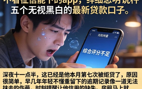 不看征信能下的app，详尽说明五个无视黑白的最新贷款口子