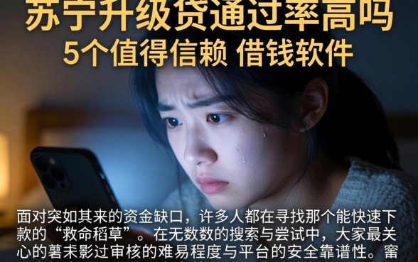 苏宁升级贷通过率高吗,细致阐述5个值得信赖的借钱软件