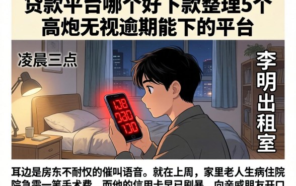 贷款平台哪个好下款，整理5个高炮无视逾期能下的平台