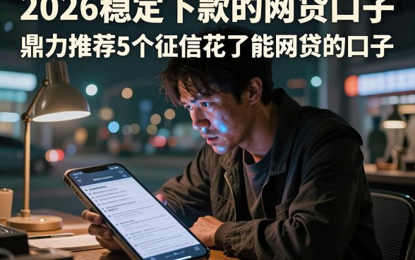 2026稳定下款的网贷口子，鼎力推荐5个征信花了能网贷的口子