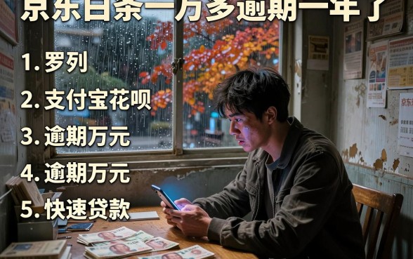 京东白条一万多逾期一年了，罗列5个支付宝花呗逾期万元快速贷款口子