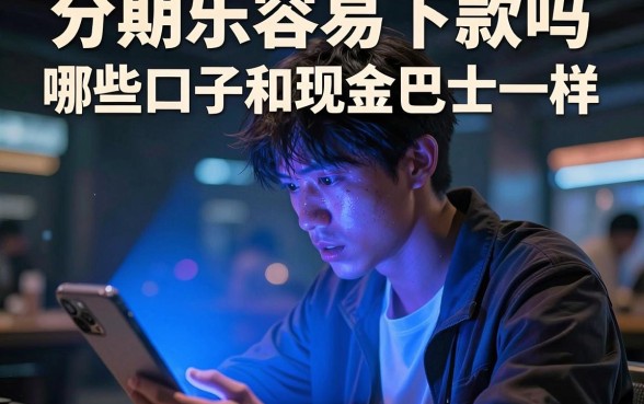 分期乐容易下款吗哪些口子和现金巴士一样，筛选5个网黑夜间可下款的口子