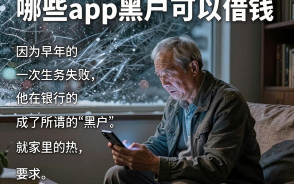 哪些app黑户可以借钱,概括五个12月能贷款的平台