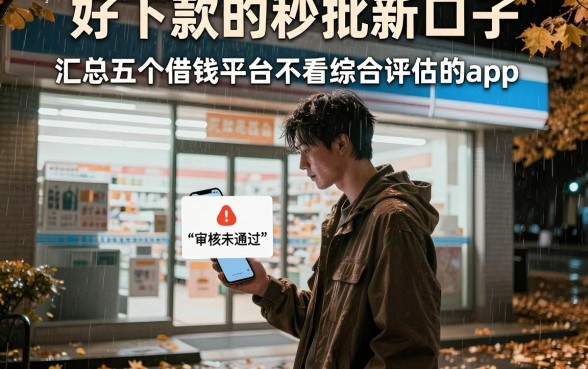 好下款的秒批新口子，汇总五个借钱平台不看综合评估的app