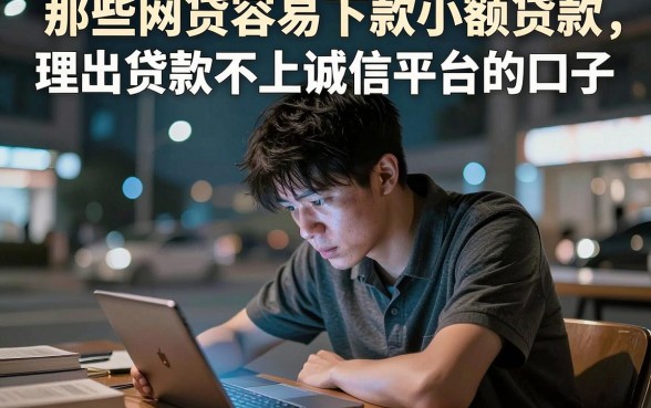 那些网贷容易下款小额贷款，理出5个贷款不上诚信平台的口子