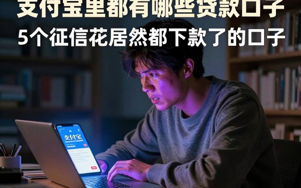 支付宝里都有哪些贷款口子，详细阐述5个征信花居然都下款了的口子
