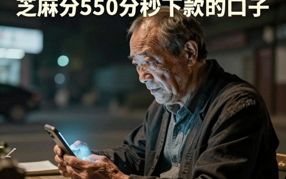 芝麻分550分秒下款的口子，胪列五个黑户急需三万秒到的的平台