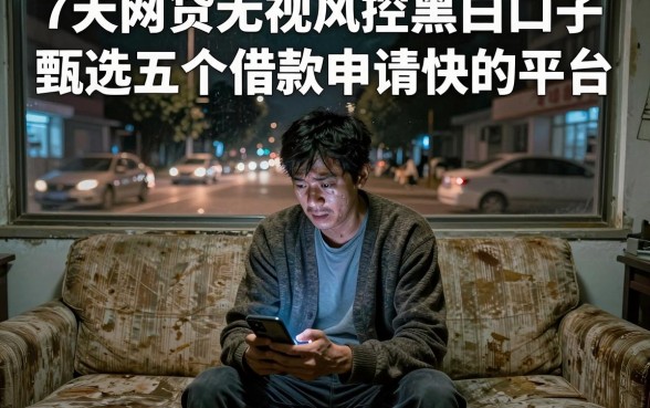 7天网贷无视风控黑白口子，甄选五个借款申请快的平台