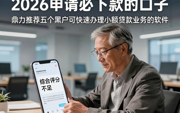 2026申请必下款的口子,鼎力推荐五个黑户可快速办理小额贷款业务的软件