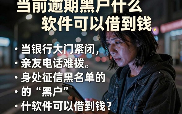 当前逾期黑户什么软件可以借到钱,胪列五个简单容易贷款软件