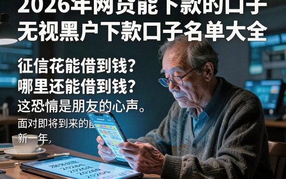 2026年网贷能下款的口子,细致阐述五个无视黑户下款口子名单大全