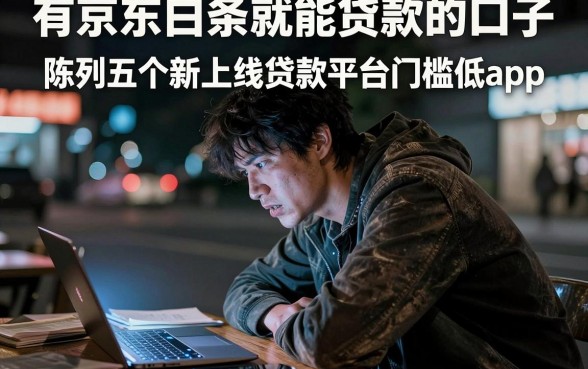 有京东白条就能贷款的口子，陈列五个新上线贷款平台门槛低app