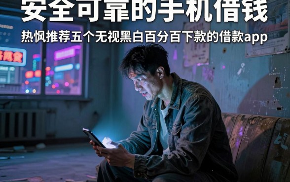 安全可靠的手机借钱，热忱推荐五个无视黑白百分百下款的借款app
