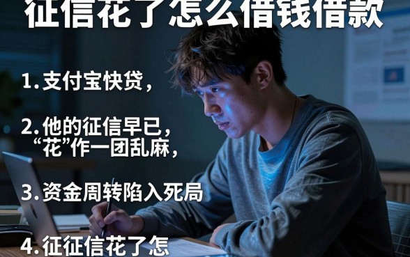 征信花了怎么借钱借款,理出5个支付宝快贷轻松借软件
