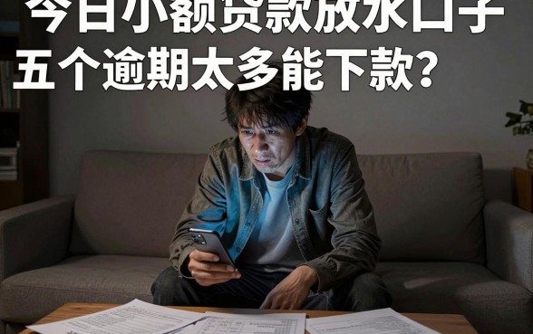 今日小额贷款放水口子,详尽说明五个逾期太多能下款app