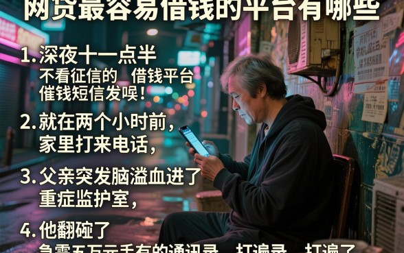 网贷最容易借钱的平台有哪些,详细阐述5个不看征信的借钱平台