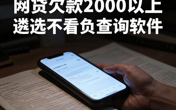 网贷欠款2000以上，遴选5个不看负债查询的软件