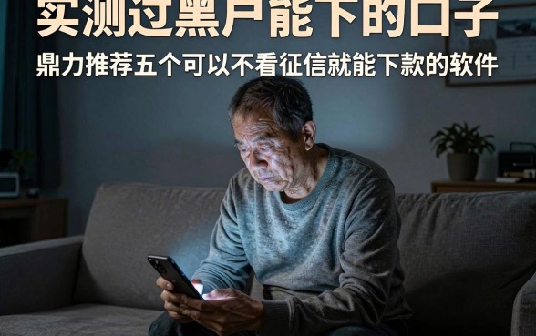 实测过黑户能下的口子，鼎力推荐五个可以不看征信就能下款的软件