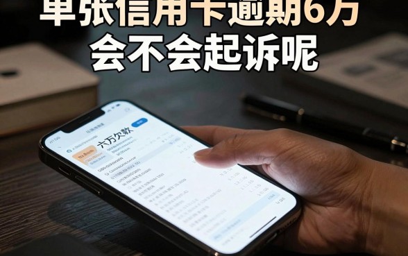 单张信用卡逾期6万会不会起诉呢，甄选五个黑白贷款不是高炮的口子