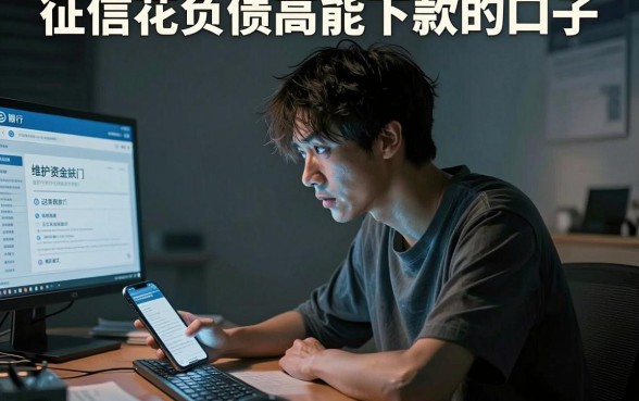 征信花负债高能下款的口子，陈列5个无视黑花半夜下款的网贷app
