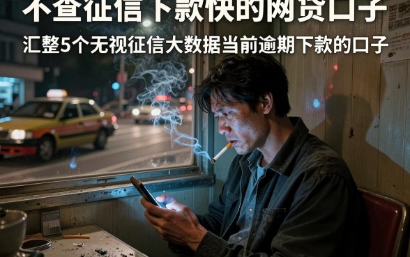 不查征信下款快的网贷口子,汇整5个无视征信大数据当前逾期下款的口子