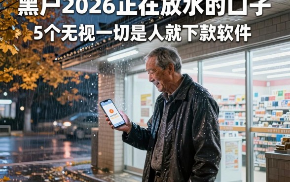 黑户2026正在放水的口子，详尽说明5个无视一切是人就下款软件