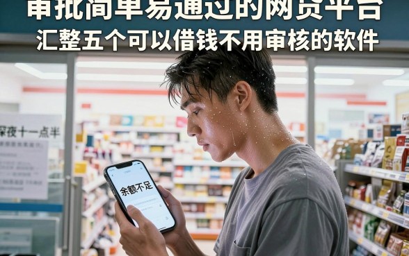 审批简单易通过的网贷平台，汇整五个可以借钱不用审核的软件