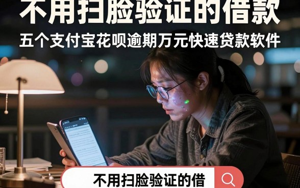 不用扫脸验证的借款，深入剖析五个支付宝花呗逾期万元快速贷款软件