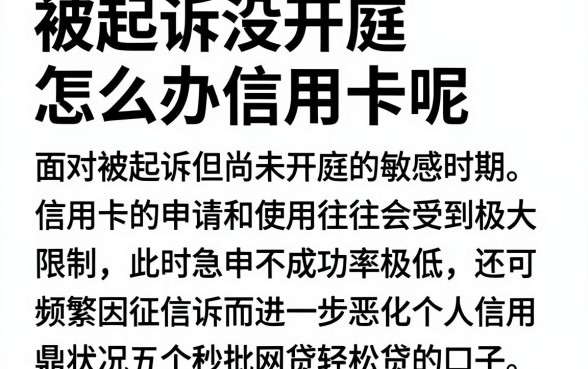 被起诉没开庭怎么办信用卡呢，鼎力推荐五个秒批网贷轻松贷的口子